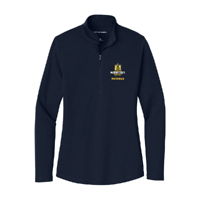 Murray State - NCAA Women's Soccer : Abbey MacDonald - Women's Lightweight Quarter Zip Jacket Fleece Jacket Down Jacket Parka Murray State - NCAA Women's Soccer : Abbey MacDonald - Women's Lightweight Quarter Zip Jacket Fleece Jacket Down Jacket Parka