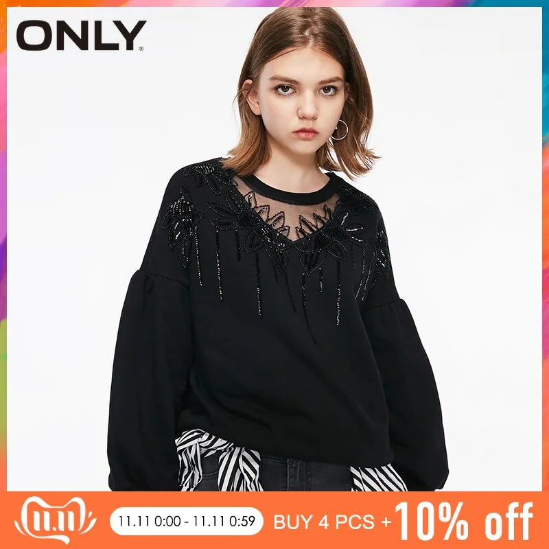 WILUXE BF Style Autumn Winter Loose Fit See-through Neckline Sweatshirt Hoodies |11839S566 Hoodie with Print Artistic Unique WILUXE BF Style Autumn Winter Loose Fit See-through Neckline Sweatshirt Hoodies |11839S566 Hoodie with Print Artistic Unique