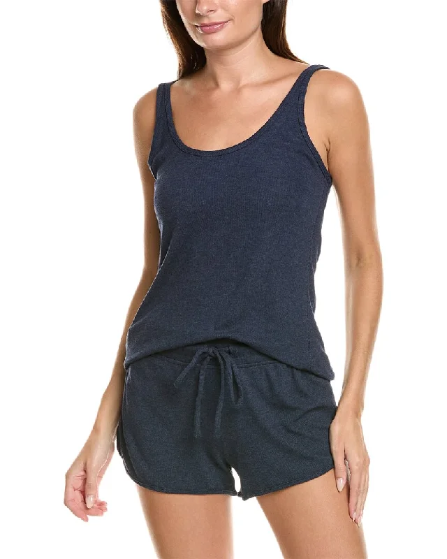 Splendid Scoop Tank navy tank top