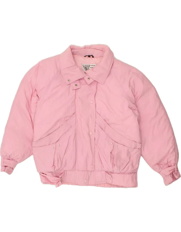 TYROLIA BY HEAD Womens Vintage Oversized Padded Jacket UK 16 Large Pink Wool Jacket Cashmere Jacket Tweed Jacket TYROLIA BY HEAD Womens Vintage Oversized Padded Jacket UK 16 Large Pink Wool Jacket Cashmere Jacket Tweed Jacket