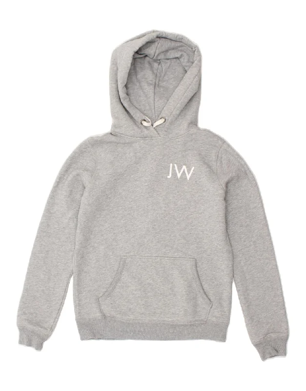 JACK WILLS Womens Hoodie Jumper UK 8 Small Grey Cotton Zip Hoodie Drawstring Kangaroo Pocket JACK WILLS Womens Hoodie Jumper UK 8 Small Grey Cotton Zip Hoodie Drawstring Kangaroo Pocket
