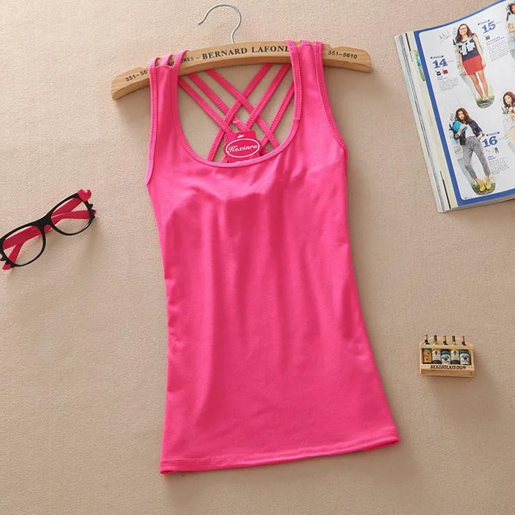 Women Basic Cotton Sleeveless Tank Tops Vest Tops Candy Color Vest Tank Tops trendy tank top Women Basic Cotton Sleeveless Tank Tops Vest Tops Candy Color Vest Tank Tops trendy tank top