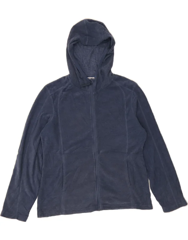 MOUNTAIN WAREHOUSE Womens Zip Hoodie Sweater UK 16 Large Navy Blue Hoodie with Bell Sleeves Flared Feminine MOUNTAIN WAREHOUSE Womens Zip Hoodie Sweater UK 16 Large Navy Blue Hoodie with Bell Sleeves Flared Feminine