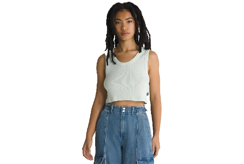 DREW RIB TANK black tank top