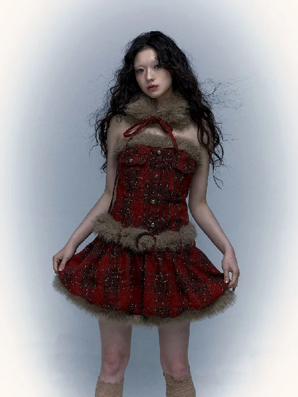 Patchwork Sheath Halter Pod Dresses【s0000005974】 Tunics Lace romantic