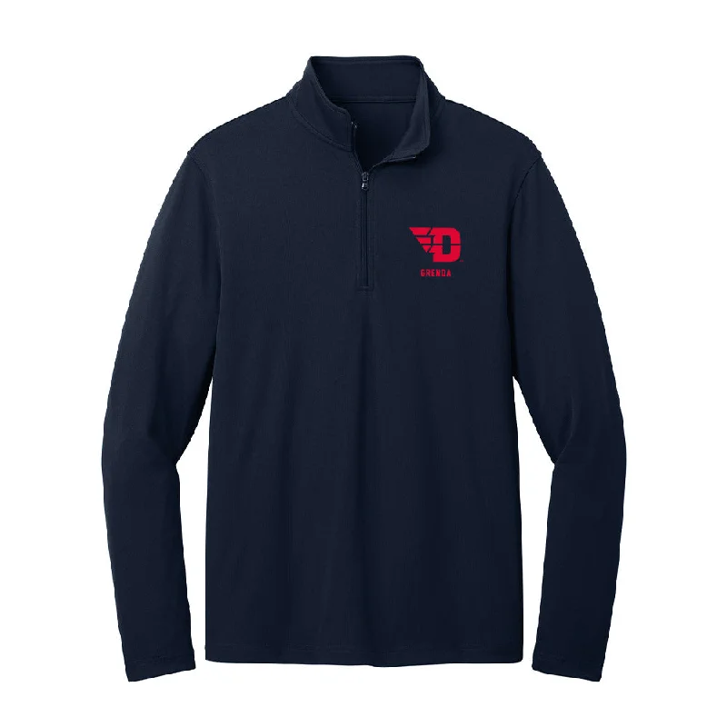Dayton - NCAA Women's Soccer : Olivia Grenda - Lightweight Quarter Zip Jacket Tiered Jacket Buttoned Jacket Zippered Jacket Dayton - NCAA Women's Soccer : Olivia Grenda - Lightweight Quarter Zip Jacket Tiered Jacket Buttoned Jacket Zippered Jacket