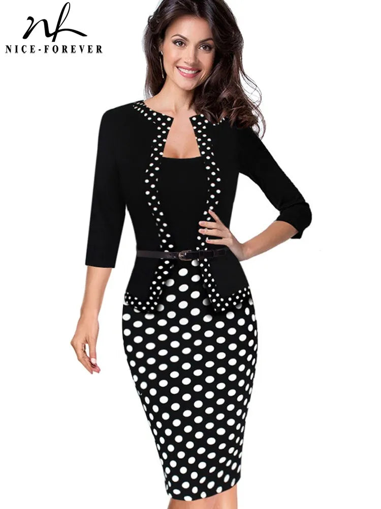 Nice-Forever One-Piece Faux Jacket Retro Contrast Polka Wear to Work Business Vestidos Office Bodycon Women Sheath Dress B407 Hooded Jacket Caped Jacket Shawl Collar Jacket Nice-Forever One-Piece Faux Jacket Retro Contrast Polka Wear to Work Business Vestidos Office Bodycon Women Sheath Dress B407 Hooded Jacket Caped Jacket Shawl Collar Jacket
