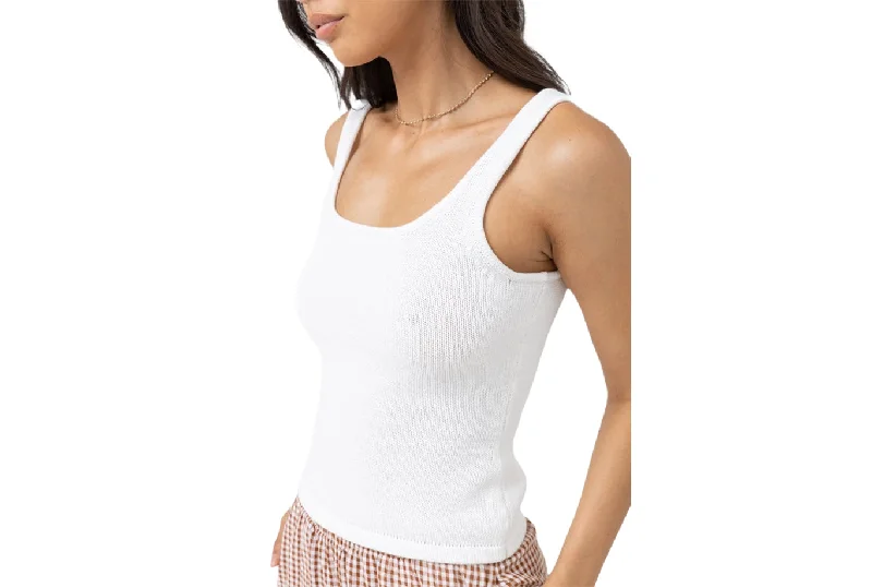 COVE SCOOP NECK TANK sage tank top