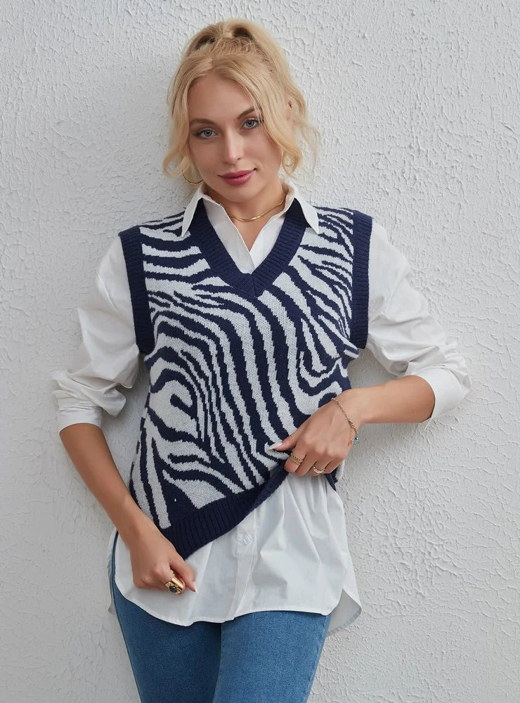 CLASSY FASHION CASUAL SWEATER VEST Elasticated Padded Insulated
