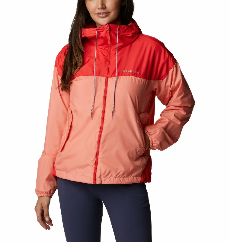 Columbia Womens Flash Challenger Fleece Lined Windbreaker Jacket Notch Collar Peter Pan Collar Cowl Neck Columbia Womens Flash Challenger Fleece Lined Windbreaker Jacket Notch Collar Peter Pan Collar Cowl Neck