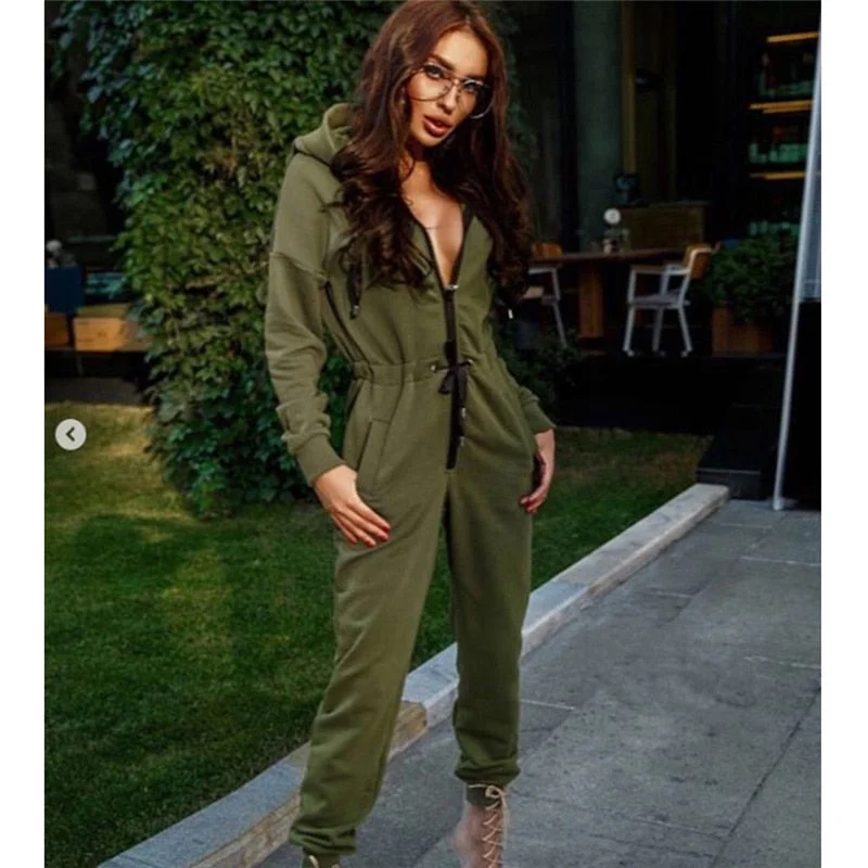 WILUXE New Fashion Women Sexy Jumpsuit Long Sleeve High Waist Jumpsuit Hoodies Street Wear Drawrsing Jumpsiut Romper Long Trousers Hoodie with Mesh Breathable Sporty WILUXE New Fashion Women Sexy Jumpsuit Long Sleeve High Waist Jumpsuit Hoodies Street Wear Drawrsing Jumpsiut Romper Long Trousers Hoodie with Mesh Breathable Sporty
