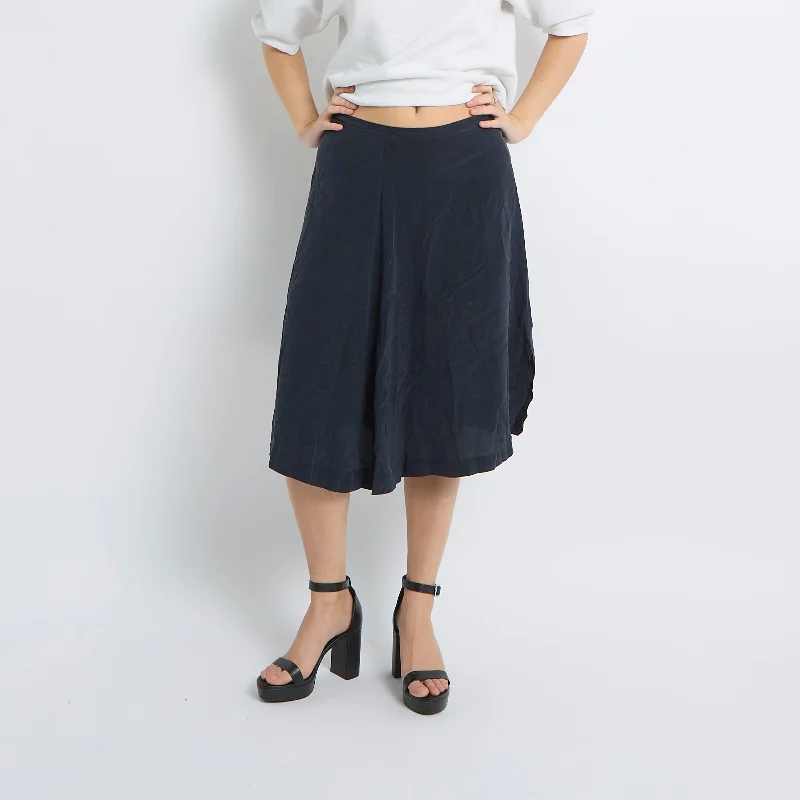 Chiffon Midi Skirt - UK 8 spandex blend skirt