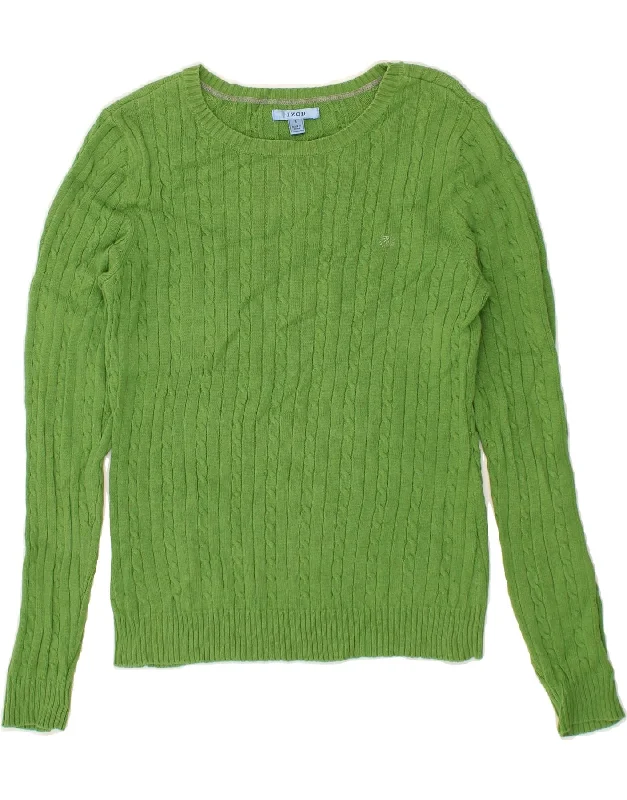 IZOD Womens Boat Neck Jumper Sweater UK 10 Small Green Cotton Long Sweater Short Sweater Cropped Sweater IZOD Womens Boat Neck Jumper Sweater UK 10 Small Green Cotton Long Sweater Short Sweater Cropped Sweater