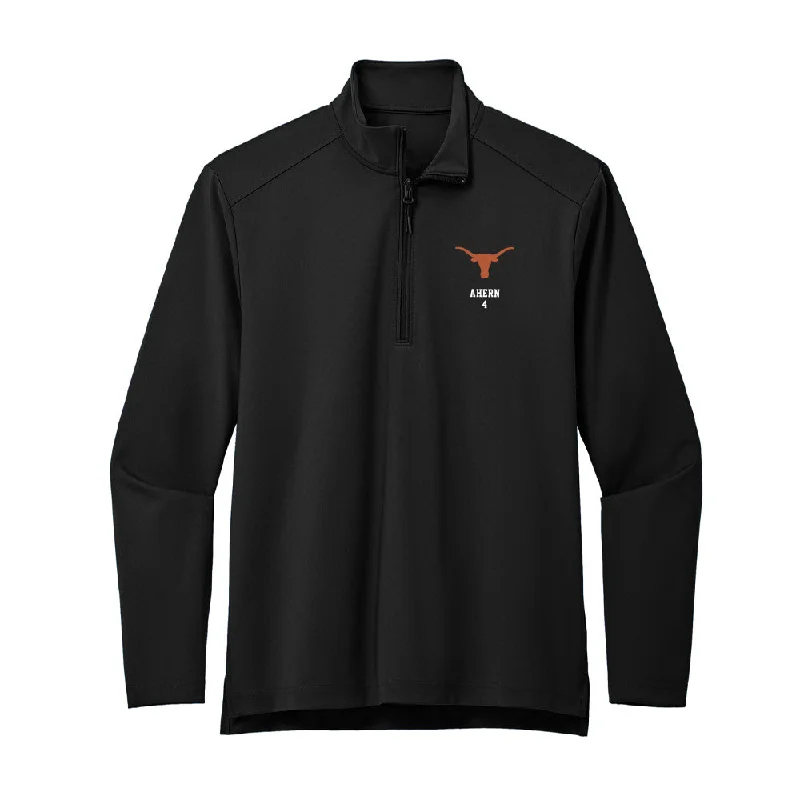Texas - NCAA Women's Soccer : Olivia Ahern - Premium Quarter Zip Jacket Tailored Jacket Straight Jacket A-Line Jacket Texas - NCAA Women's Soccer : Olivia Ahern - Premium Quarter Zip Jacket Tailored Jacket Straight Jacket A-Line Jacket