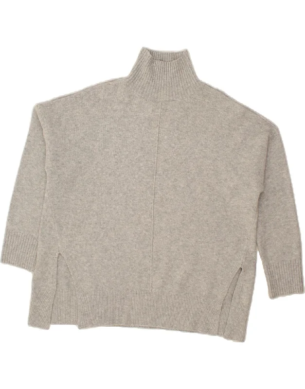 FRENCH CONNECTION Womens Roll Neck Jumper Sweater UK 14 Medium Grey Elegant Classic Vintage FRENCH CONNECTION Womens Roll Neck Jumper Sweater UK 14 Medium Grey Elegant Classic Vintage