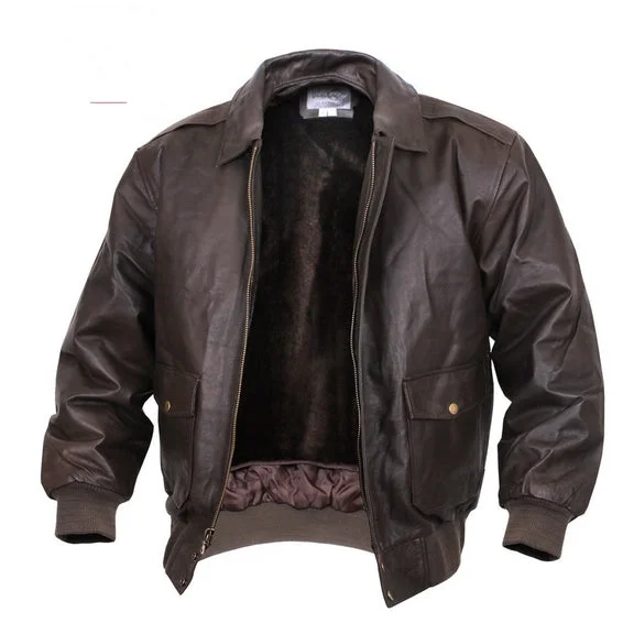 Rothco Classic A-2 Brown Leather Flight Jacket - 2XL Mesh Jacket Canvas Jacket Denim Jacket Rothco Classic A-2 Brown Leather Flight Jacket - 2XL Mesh Jacket Canvas Jacket Denim Jacket