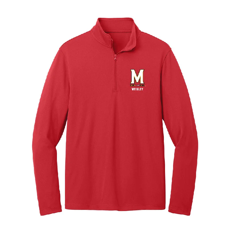 Maryland - NCAA Women's Soccer : Lauren Wrigley - Lightweight Quarter Zip Jacket Welt Pockets Slit Pockets Flap Pockets Maryland - NCAA Women's Soccer : Lauren Wrigley - Lightweight Quarter Zip Jacket Welt Pockets Slit Pockets Flap Pockets