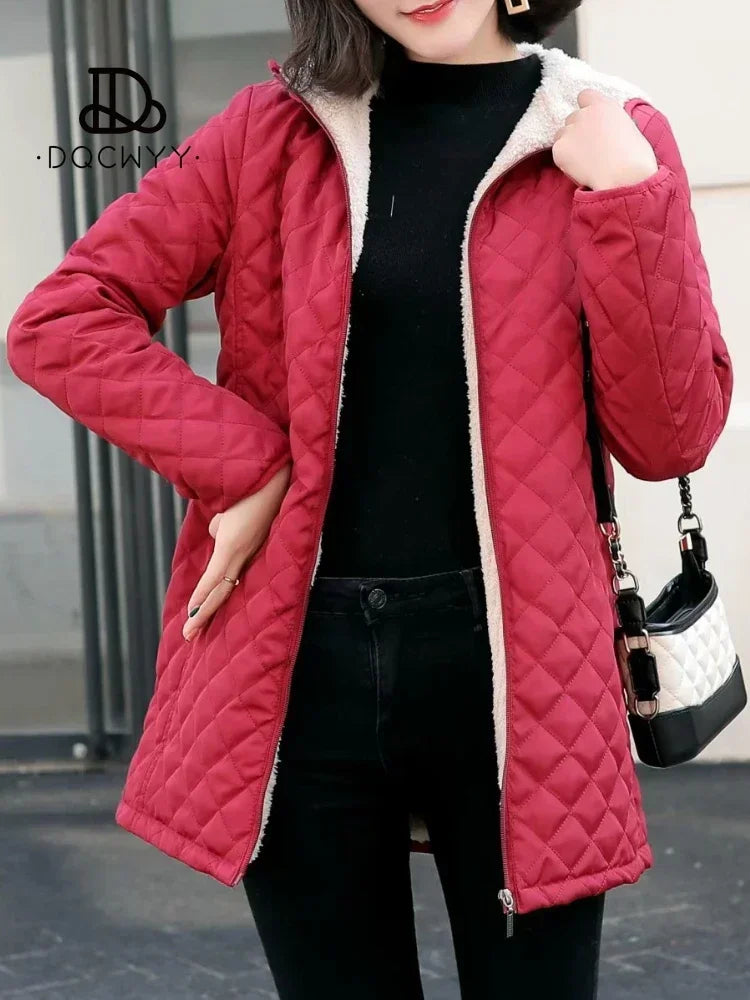 New Women Jacket Winter Hooded Plush Parkets Mid Length Casual Cotton-padded Jacket Winter Coat Women's Clothing Free Shipping Wool Fabric Cashmere Fabric Tweed Fabric New Women Jacket Winter Hooded Plush Parkets Mid Length Casual Cotton-padded Jacket Winter Coat Women's Clothing Free Shipping Wool Fabric Cashmere Fabric Tweed Fabric