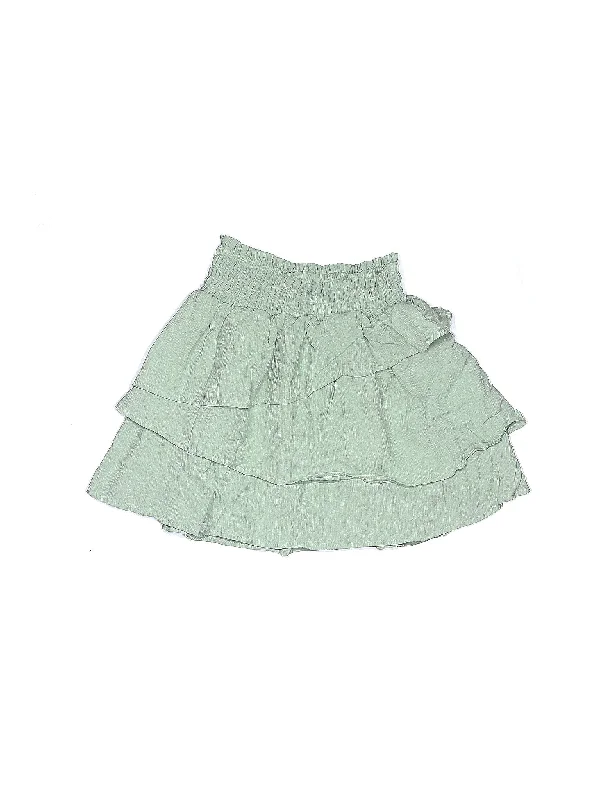Skirt linen skirt light