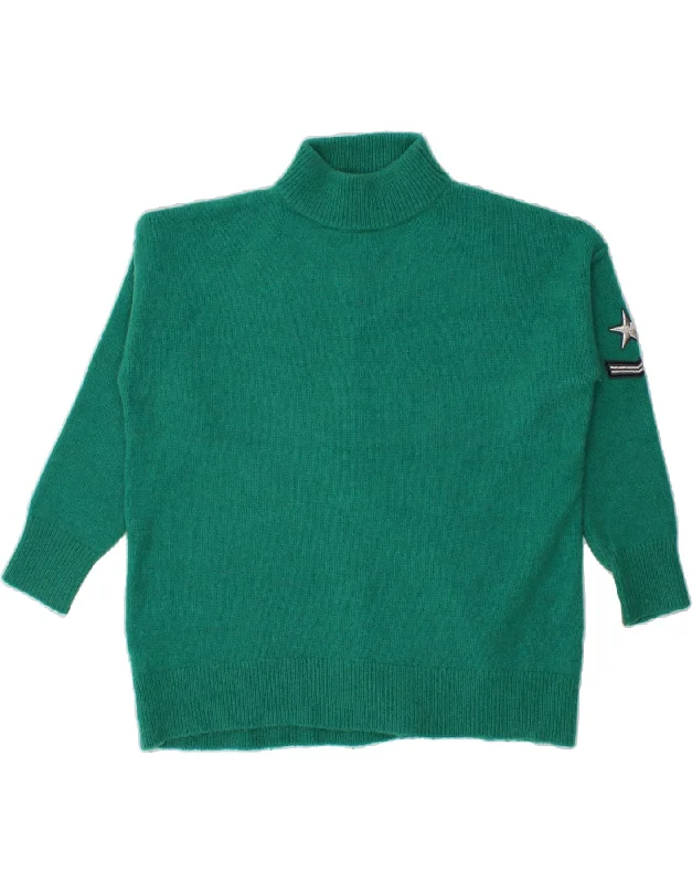 MINT VELVET Womens Turtle Neck Jumper Sweater UK 18 XL Green Polyamide Transparent Opaque Sheer MINT VELVET Womens Turtle Neck Jumper Sweater UK 18 XL Green Polyamide Transparent Opaque Sheer