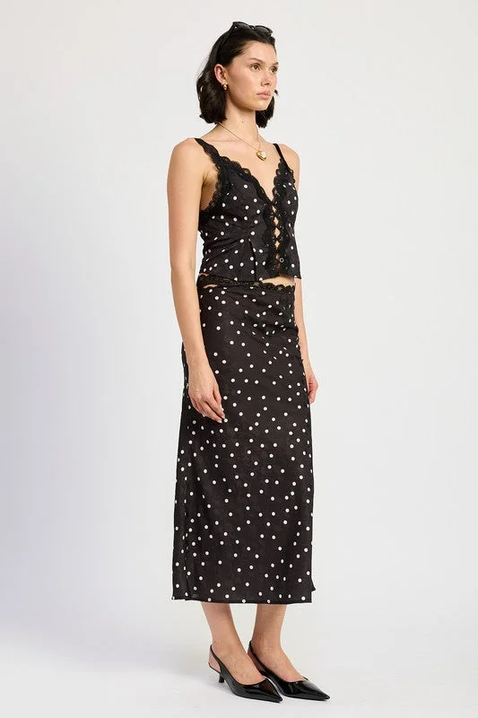 BLACK POLKA