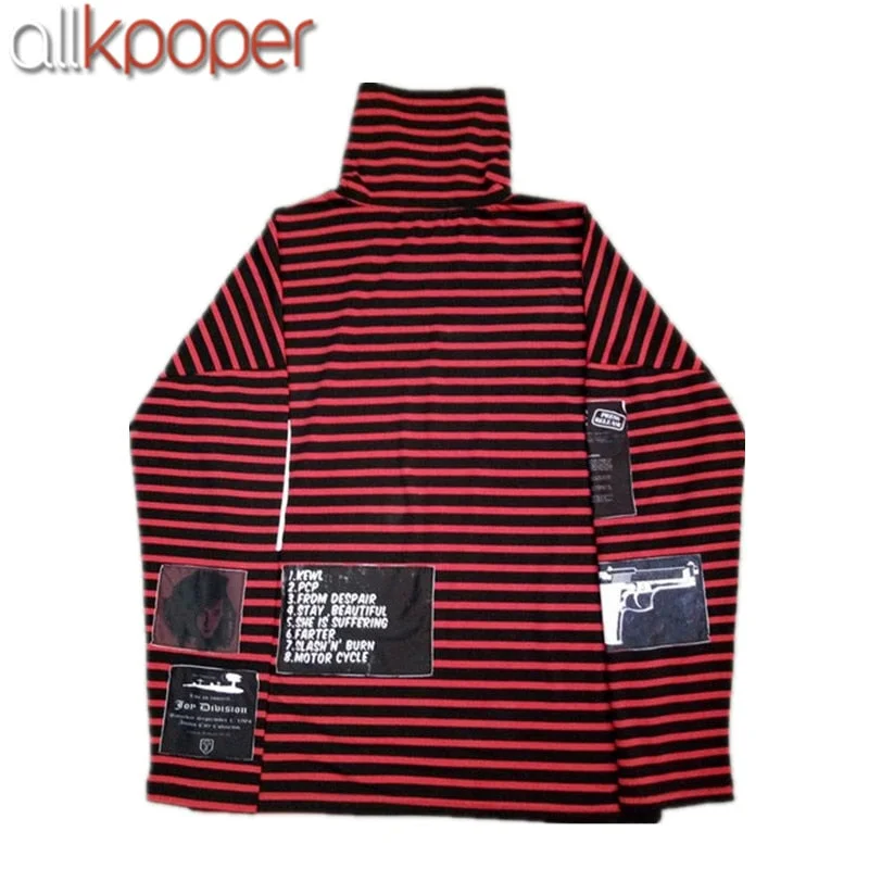 WILUXE Kpop SUGA Sweatershirt Bigbang GD G-Dragon Sweatershirts Pullover Striped Hoodie Jumper Gift ( Suga Necklace) Hoodie with Ribbed Hem Stretchable Secure WILUXE Kpop SUGA Sweatershirt Bigbang GD G-Dragon Sweatershirts Pullover Striped Hoodie Jumper Gift ( Suga Necklace) Hoodie with Ribbed Hem Stretchable Secure