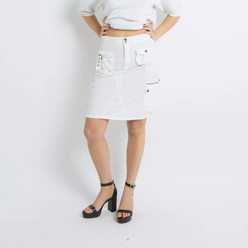 Buckle Detail Cargo Skirt - UK 8 lightweight skirt design
