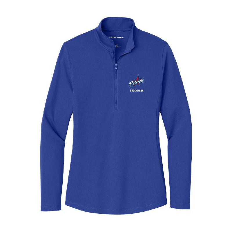 Francis Marion - NCAA Women's Soccer : Joy Brockmann - Women's Lightweight Quarter Zip Jacket Rayon Jacket Velvet Jacket Corduroy Jacket Francis Marion - NCAA Women's Soccer : Joy Brockmann - Women's Lightweight Quarter Zip Jacket Rayon Jacket Velvet Jacket Corduroy Jacket