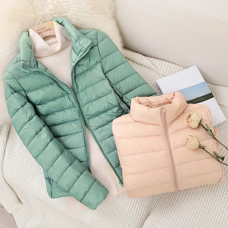 Women Short Slim Fit Puffer Jackets 2023 New Arrivals Spring Female Ultra Lightweight Packable Warm Coat Portable Outwear Coats Faux Fur Fabric Real Fur Fabric Shearling Fabric Women Short Slim Fit Puffer Jackets 2023 New Arrivals Spring Female Ultra Lightweight Packable Warm Coat Portable Outwear Coats Faux Fur Fabric Real Fur Fabric Shearling Fabric