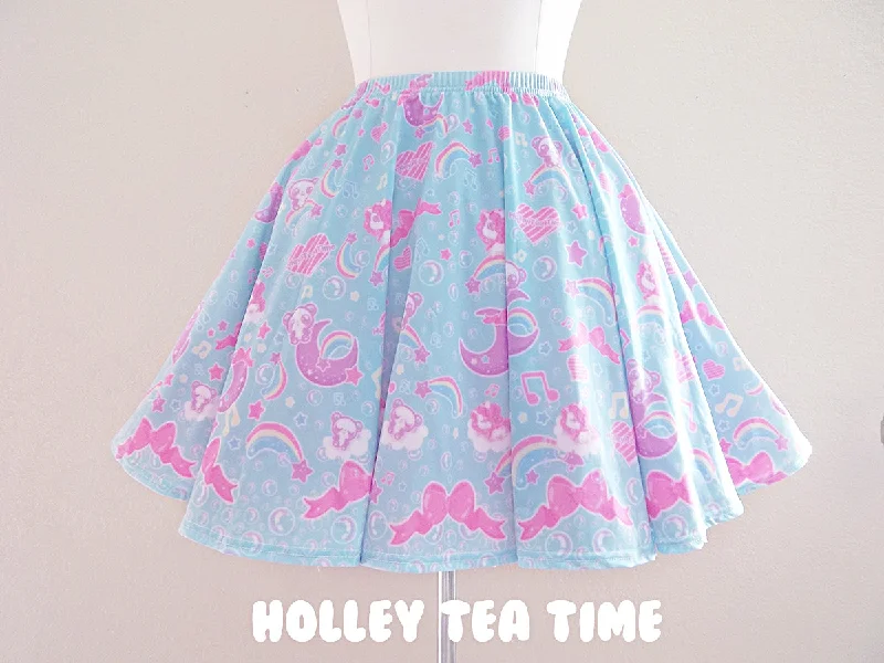 Bubbly dreams mint skater skirt [made to order] denim skirt casual