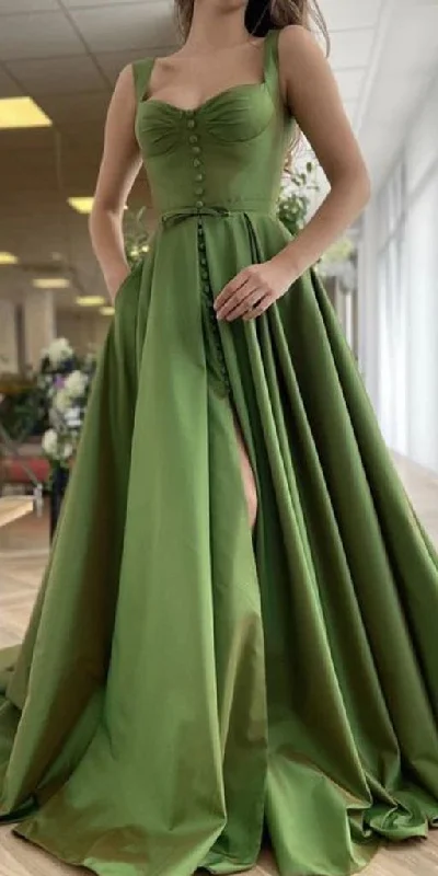 Fabulous Elegant Spaghetti Straps Formal Prom Dresses,Cheap Prom Dresses   cg21685