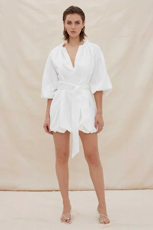 Sovere Float Dress - White