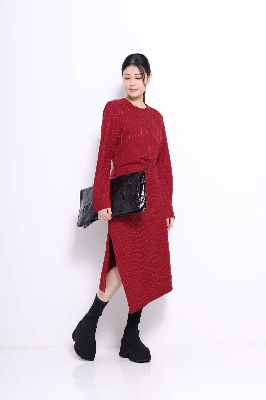 Jae Column Pinstripe Dress