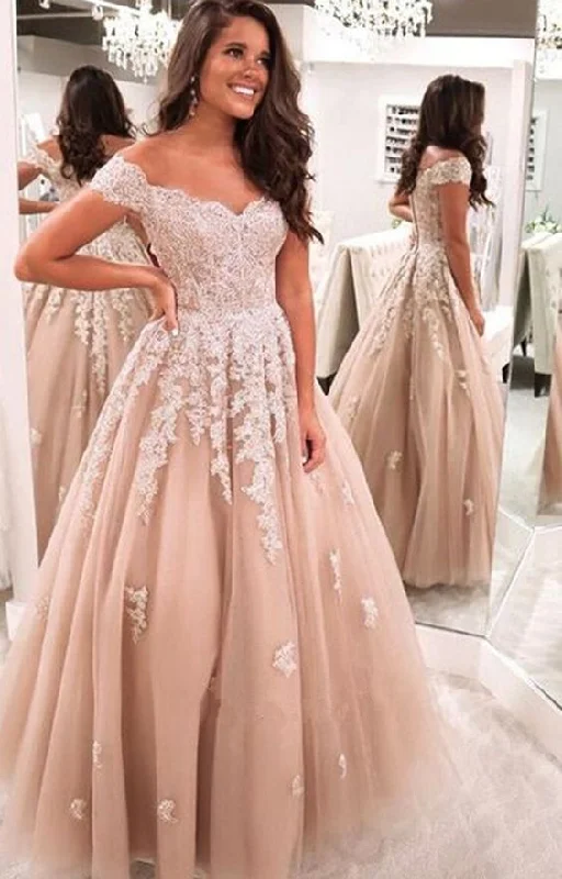 Off Shoulder Ball Gown Lace Formal Prom Dresses Girls 16 Sweet Party Gown Debutante Dress cg21402 Off Shoulder Ball Gown Lace Formal Prom Dresses Girls 16 Sweet Party Gown Debutante Dress cg21402