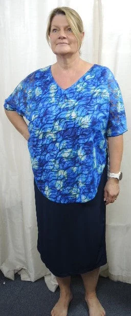 Formation Lace Overlay Dress