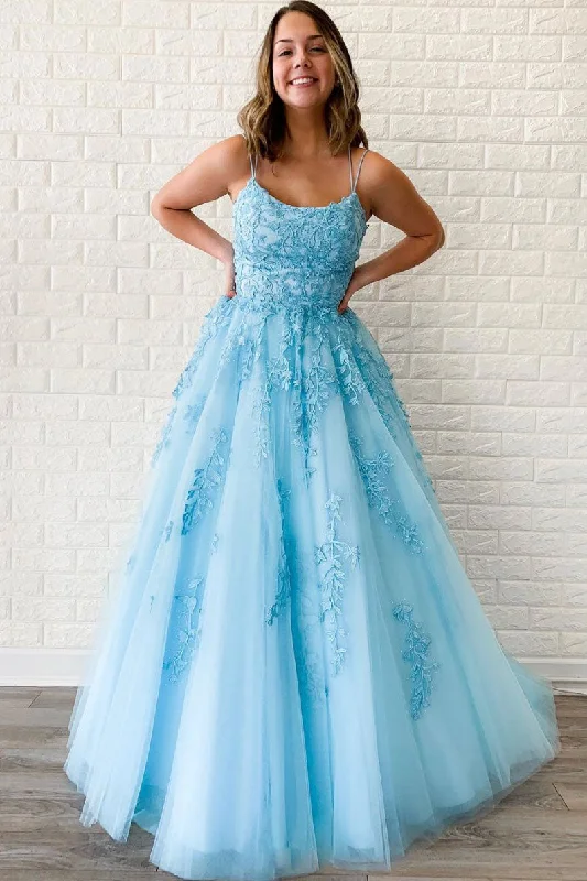 Blue sweetheart lace tulle long prom dress blue lace evening dress Tunics Luxurious premium Blue sweetheart lace tulle long prom dress blue lace evening dress Tunics Luxurious premium