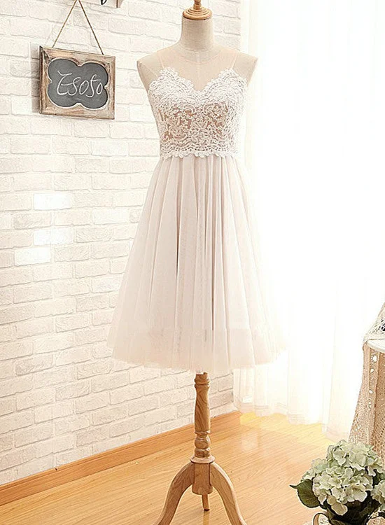Ivory Lovely Bridesmaid Dresses, Short Prom Dresses, Wedding Party Dresses Tunics Cozy comfortable Ivory Lovely Bridesmaid Dresses, Short Prom Dresses, Wedding Party Dresses Tunics Cozy comfortable