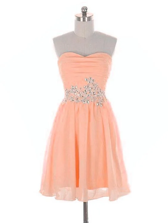 Lovely Short Prom Dress with Beaded, Simple Cute Homecoming Dresses, Short Party Dresses Tunics Chic fashionable Lovely Short Prom Dress with Beaded, Simple Cute Homecoming Dresses, Short Party Dresses Tunics Chic fashionable