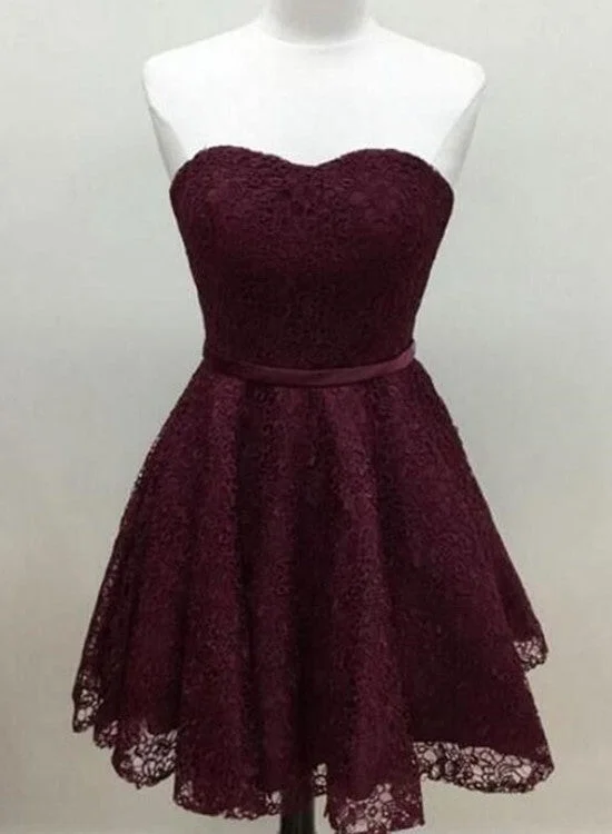 Maroon Homecoming Dresses, Lace Short Prom Dresses, Party Dresses, Prom Dress Tunics Review highly Maroon Homecoming Dresses, Lace Short Prom Dresses, Party Dresses, Prom Dress Tunics Review highly