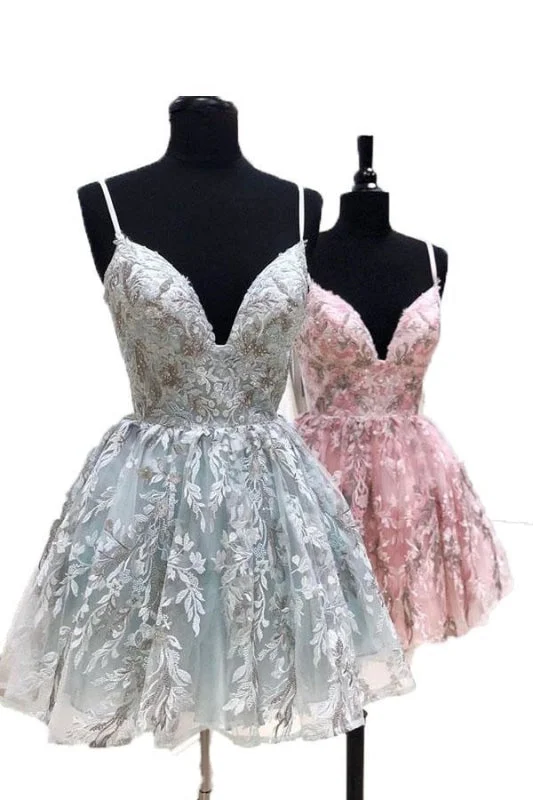 New Style Spaghetti Straps Short Homecoming Dresses Mini Lace Party Dress Tunics Running lightweight New Style Spaghetti Straps Short Homecoming Dresses Mini Lace Party Dress Tunics Running lightweight