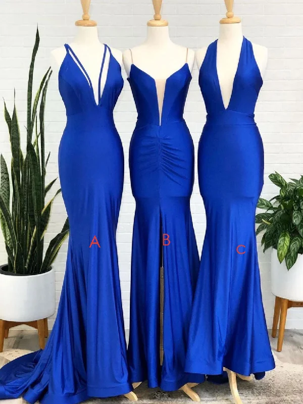 Simple Royal blue v neck mermaid long prom dress blue evening dress Tunics Denim casual Simple Royal blue v neck mermaid long prom dress blue evening dress Tunics Denim casual