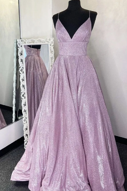 Simple v neck A-line long prom dress sequin evening dress Tunics Business professional Simple v neck A-line long prom dress sequin evening dress Tunics Business professional